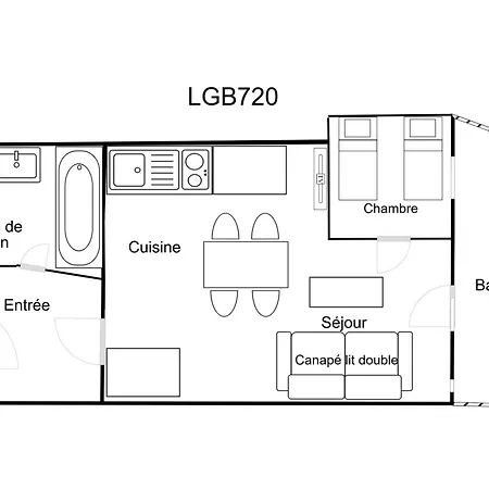 Confortable 2 Pieces, Skis Aux Pieds, Proche Commerces - Fr-1-182a-3 Appartement Courchevel